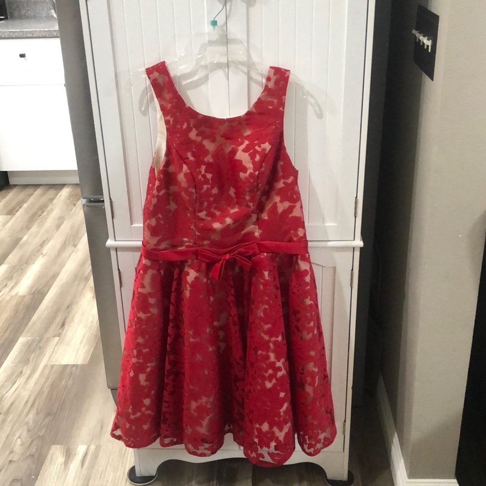 Red dress